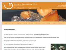 Tablet Screenshot of homoeopathie-hypnotherapie.de